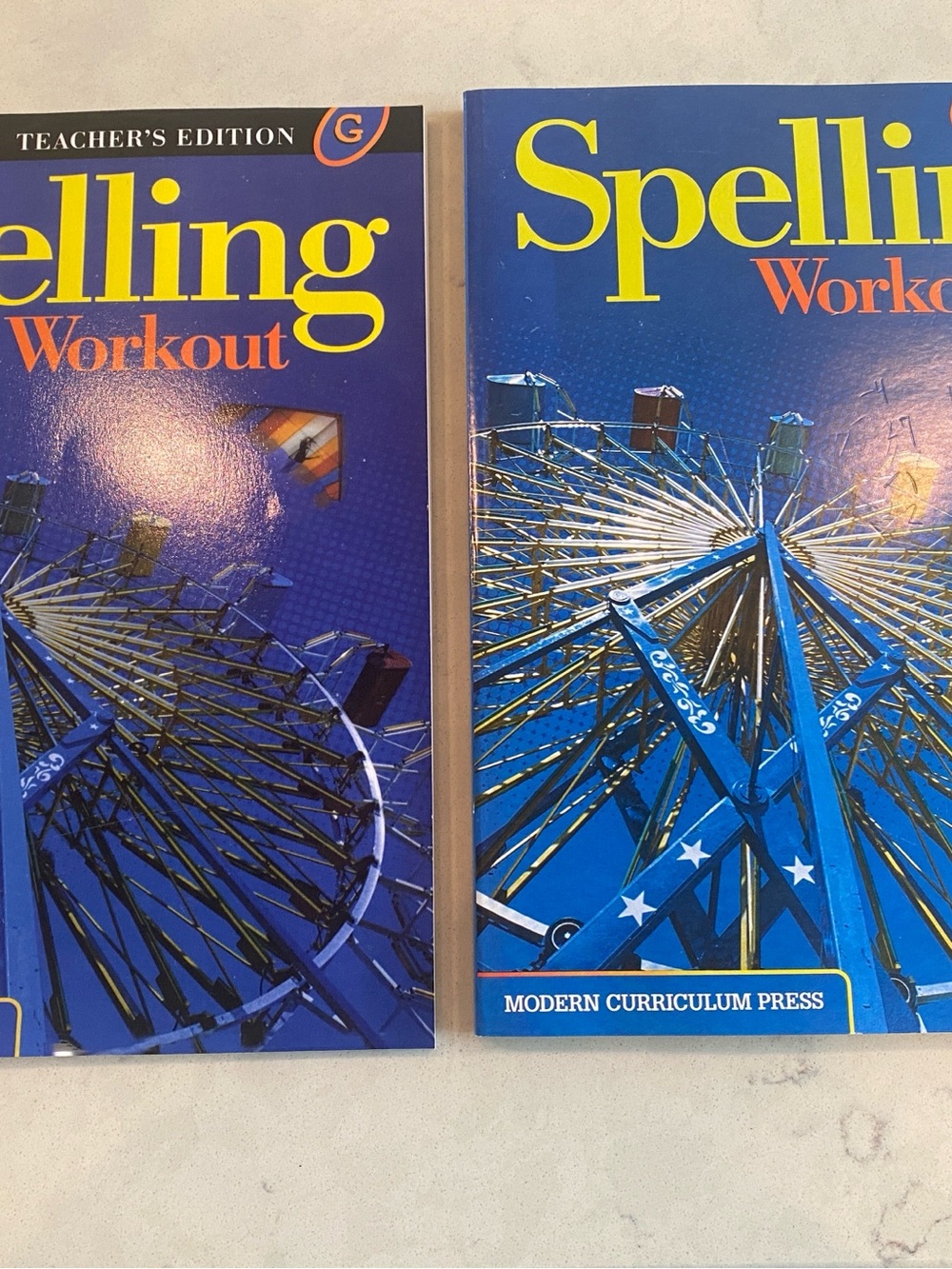 Blue Spelling Workout Workbook by